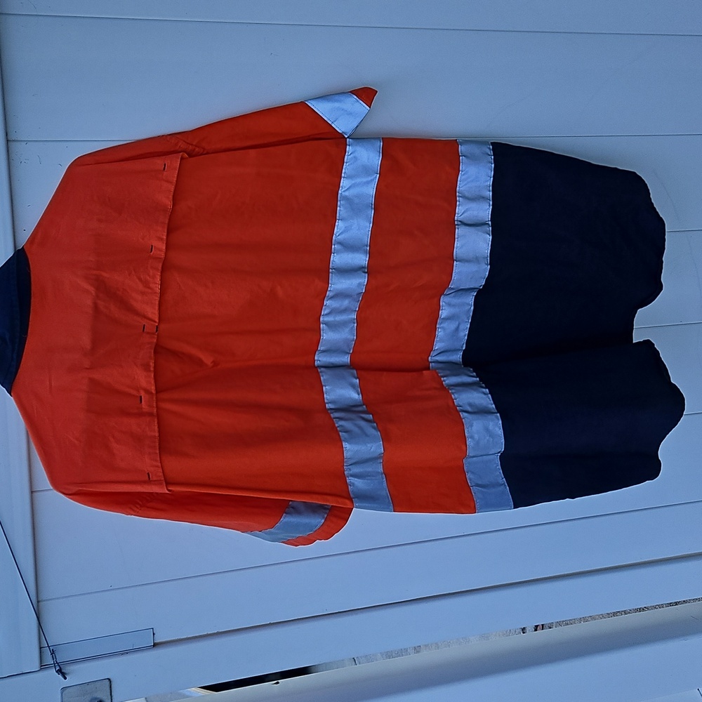 NEW Mens Hi Vis Work Shirt - Picture 5 of 5
